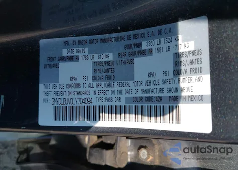 2020 Toyota Yaris Le из США, поврежденный, VIN 3MYDLBJV0LY704094